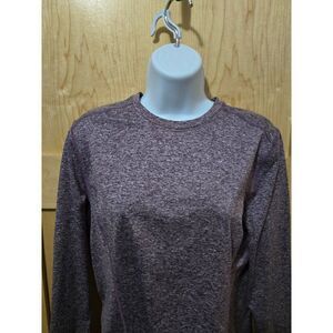 Hurley Womens Heathered Long Sleeve Crewneck Shirt M